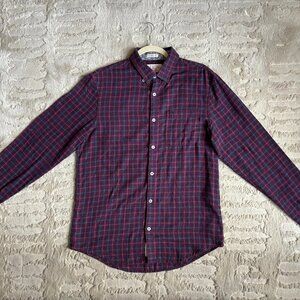 Original Penguin Men's Cotton Gingham Shirt (M) Long Sleeve Button Down